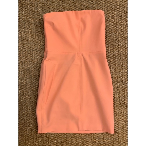 Elizabeth and James Coral Strapless Dress - Picture 3 of 3